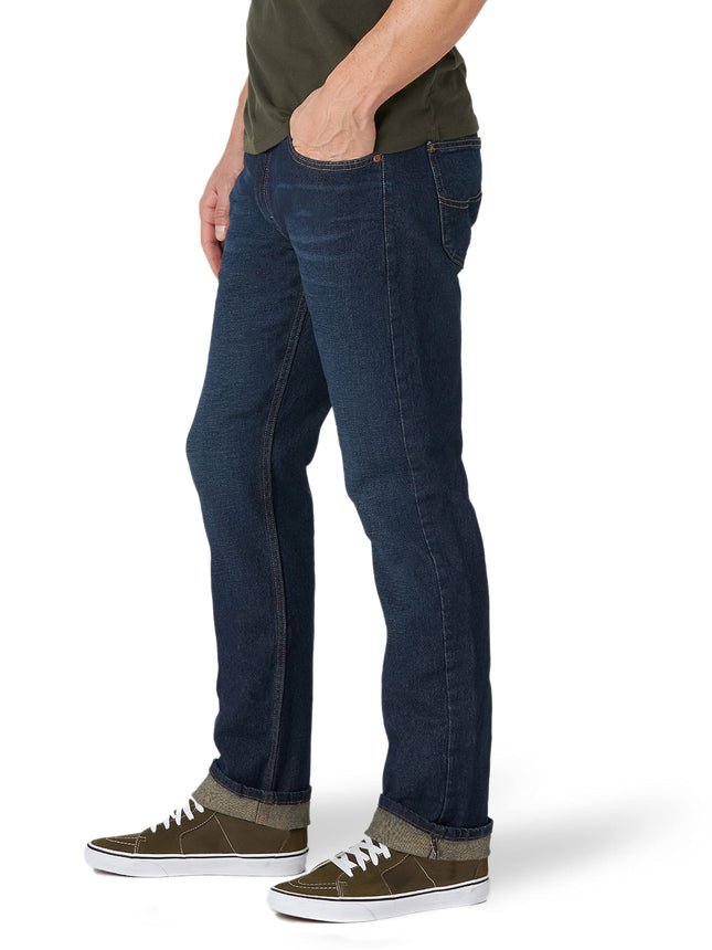 Lee Men's Legendary Slim Straight Leg Jean, Road Rash, 30W x 30L
