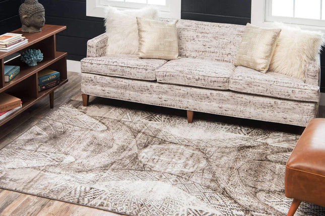 Unique Loom Sofia Collection Traditional Vintage Brown Area Rug (2' x 3')