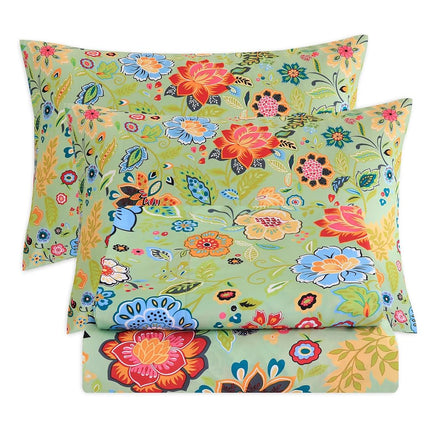 Bedlifes Floral Pattern Bed Sheet Set Full Size, 1