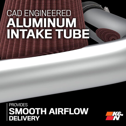 K&N 57-3028 Washable and Reusable Car Performance Intake Kit