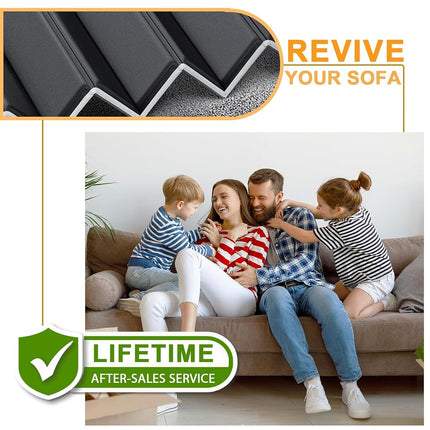 LAVEVE Planche de Soutien Robuste pour Coussins de Canapé Affaissés, 21.5''x48'' en Bois Massif Extra Épais à Insérer sous le Canapé avec Points Antidérapants, Répare les Ressorts de Canapé Affaissés et Remplace les Coussins Usés