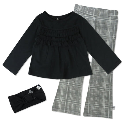 HonestBaby baby-girls Long Sleeve Top, Legging and