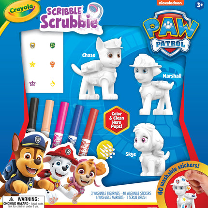 Crayola Scribble Scrubbie PAW Patrol Figurine Play