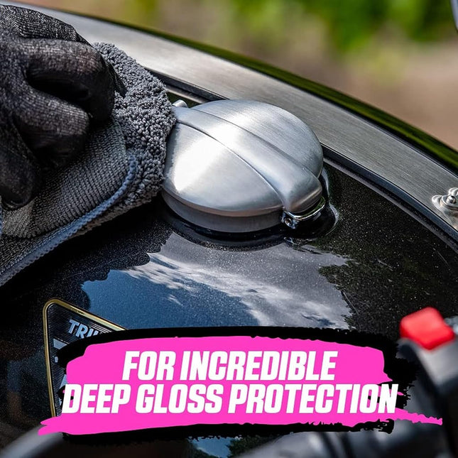 Muc Off Wundershine, 500 Milliliters Polish and Protectant with Carnauba Wax - Suitable for Use On Bikes, Motorcycles and Cars