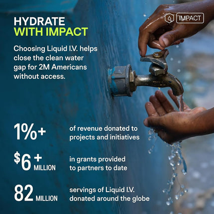 Liquid I.V. Hydration Electrolytes, Lemon Lime, 16 Count