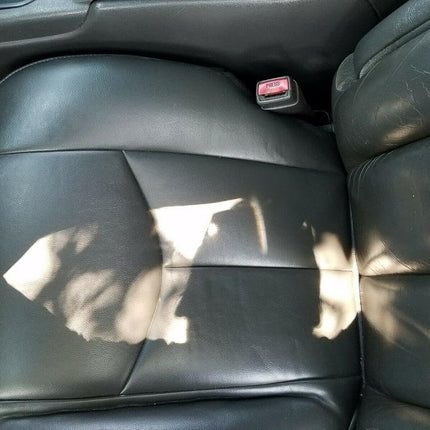 ECOTRIC Seat Cover Compatible with 2003-2006 Chevy Silverado 1500 2500 New Synthetic Leather Diver Bottom Dark Gray