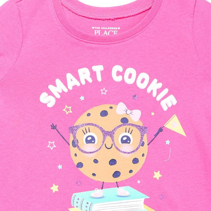 The Children's Place Baby Girls' and Toddler Assorted Everyday Long Sleeve Graphic T-Shirts,multipacks, Preschool Princess 3-Pack, 4T