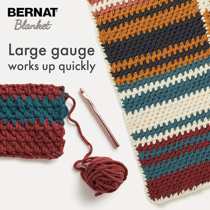 Bernat Blanket Speckle Squall Yarn - 2 Pack of 10.5oz/300g - Polyester - #6 Super Bulky - 220 Yards - Knitting & Crochet