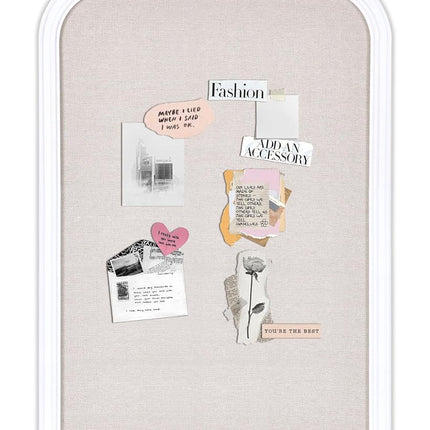 Aitakatta Bulletin Board with Linen, 31.5x23.6 inc