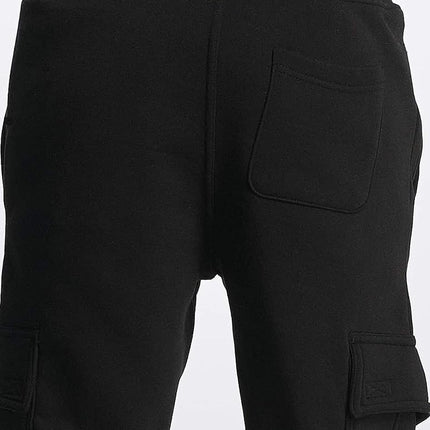 Southpole Men's Active Basic Jogger Fleece Pants, Black (Cargo), Large