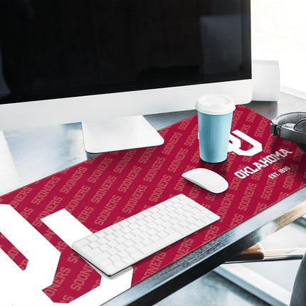 YouTheFan NCAA Oklahoma Sooners Logo Series Desk Pad Desk Topper SMU