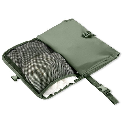 Skip Hop Pronto Signature Portable Changing Mat, Dark Sage, Easy Clean and Travel Friendly