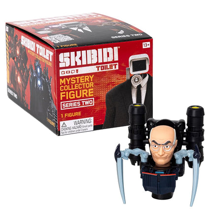 SKIBIDI TOILET Mystery Figure Collector Series 2, Collectible Figures, YouTube Animation Sensation, Officially Licensed Toilet Merch