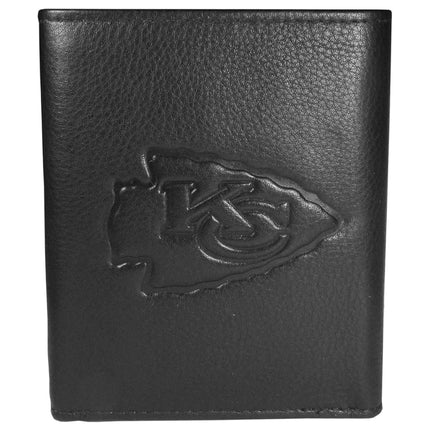 NFL Kansas City Chiefs Unisex Embossed Leather Tri