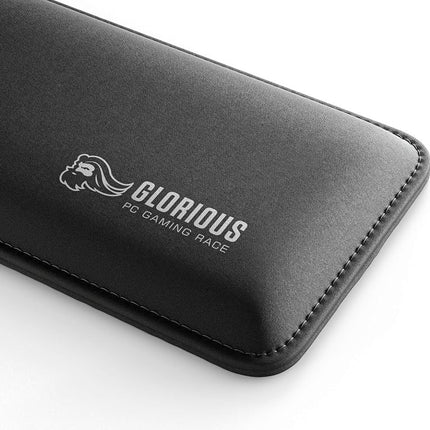 Glorious Gaming Wrist Pad/Rest - Slim Full Standard Size - Black - Mechanical Keyboards, Stitched Edges, Ergonomic | 17.5x4 inches/13mm Thick (GSW-100) Full Size Slim (Black)