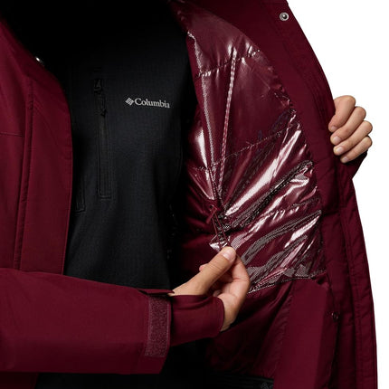Veste isolée Columbia Ava Alpine II pour femme, veste de ski, Rich Wine, T-XL