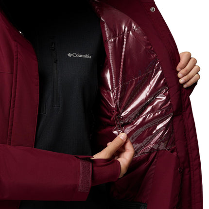 Columbia Women's Ski Jacket, Rich Wine, 2X