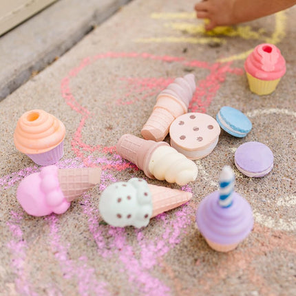 Melissa & Doug Ice Cream & Cake Chalk Set
