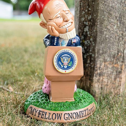 BigMouth Inc Sleepy Biden Garden Gnome Statue, Outdoor Lawn & Yard Figurine Sculpture Decorations, Funny Political Gag Gift