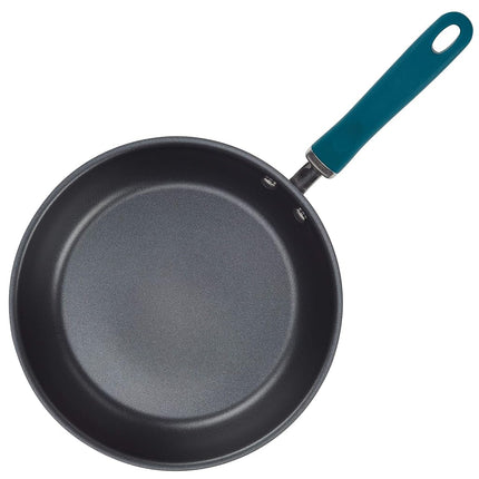 Rachael Ray Create Delicious Deep Hard Anodized Nonstick Frying Pan/Fry Pan/Hard Anodized Skillet - 10.25 Inch, Gray