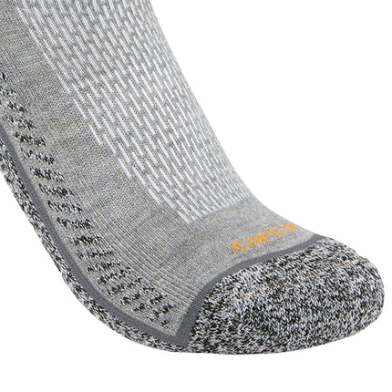 Carhartt Men's SC4223M Force® Midweight Crew Sock 3-Pack, Charcoal, Medium