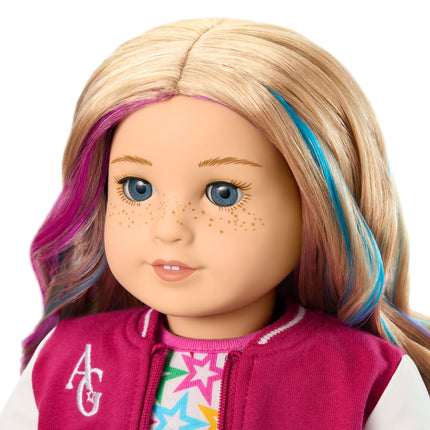American Girl, Truly Me 18-inch Doll #110 with Blue Eyes, Wavy Blonde Hair, Light Skin with Freckles, for Ages 6+