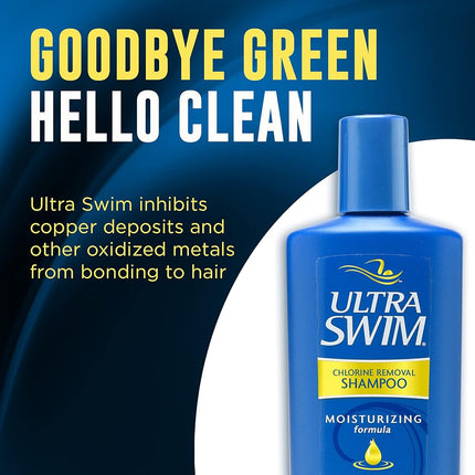 UltraSwim Chlorine Removal Shampoo, Moisturizing Formula (Packaging may vary), blue, 7 Fl Oz (Pack of 1)