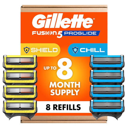 Gillette Mens Razor Blade Refills, 4 ProGlide Chil