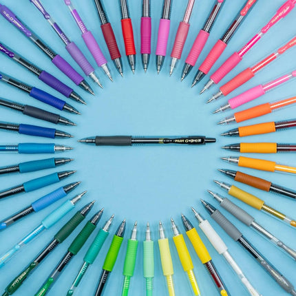 Pilot G2 Retractable Premium Gel Ink Roller Ball Pens, Fine Point, Assorted Colors, 8-Pack (31128)