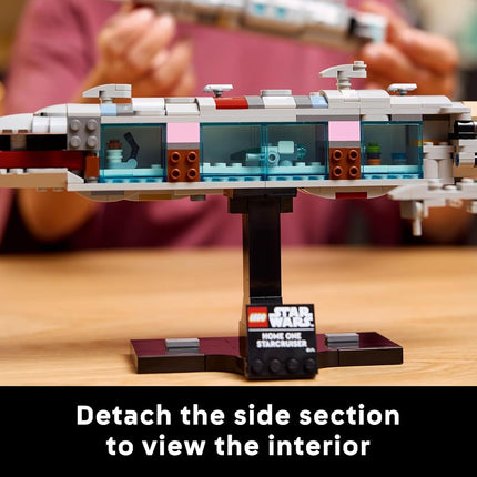 LEGO Star Wars 75405 Home One Starcruiser Building Set for Adults, Collectible Build-and-Display Starship Model with a Stand, Birthday Gift Idea for Men, Women and Teenage Fans of Return of The Jedi