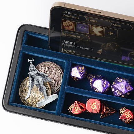 Soar Forge Sanctum Dice Box - Premium Case & Tray for DND