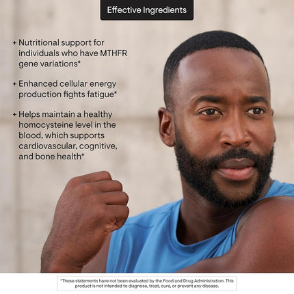 Thorne Methyl-Guard Plus - Active folate (5-MTHF) with Vitamins B2, B6, and B12 - Healthy Level of homocysteine - Gluten-Free, Dairy-Free, Soy-Free - 90 Capsules