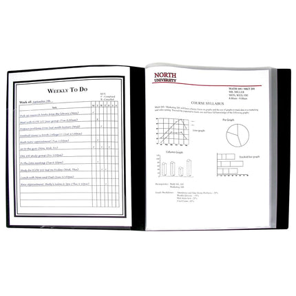 C-Line 12-Pocket Bound Sheet Protector Presentatio
