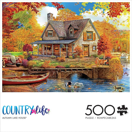 Buffalo Games - Country Life - Autumn Lake House -