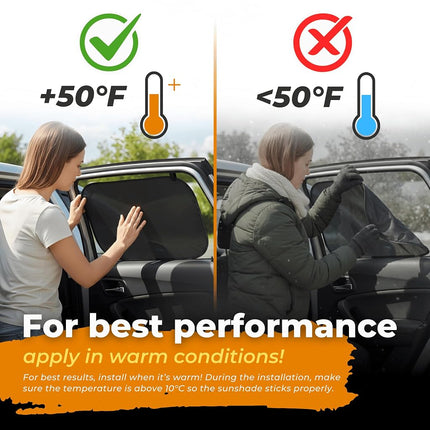 CARAMAZ Car Window Shade for Baby with Certified UV-Protection 2 Pack - 20"x12"