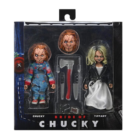 NECA - Bride of Chucky Tiffany & Chucky 8 Clothed Action Figure 2Pk