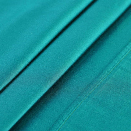 Superior 300 Thread Count Egyptian Cotton Sheet Set, Solid Bedroom Sheets, Bedding, Essentials, Home Basics, 1 Elastic Deep Pocket Fitted Bed Sheet, 1 Flat Sheet, 1 Pillowcase, Twin XL, Teal