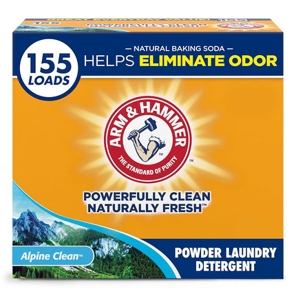 Detergente en Polvo para Ropa Arm & Hammer Alpine Clean, 4.34 kg