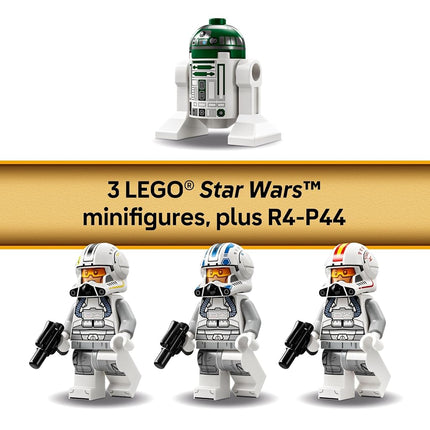 LEGO Star Wars ARC-170 Starfighter Building Toy for 9+ Year Old Boys & Girls, Vehicle Set with 3 Minifigures, Plus an R4-P44 Droid Figure, Buildable Kids Toy for Revenge of The Sith Fans 75402