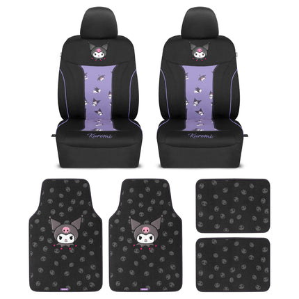 Hello Kitty Kuromi Car Seat Covers - Cute Black an