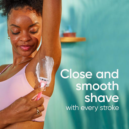 Gillette Venus Sensitive Skin Disposable Razor, 3-Count Tubs (Pack of 2)