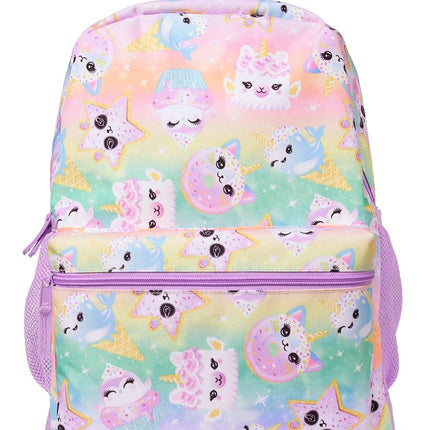 The Children's Place Sac à dos unisexe pour enfants, motif Desserts violet néon, taille unique, pour la maternelle et le primaire