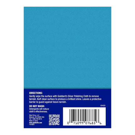 Goddard's Silver Polish Cloths Cleans And Shines Display Silver 2 Pack