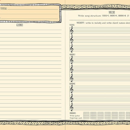 Songwriter's Journal (Notebook) [Hardcover] [Mar 01, 2014] Peter Pauper Press