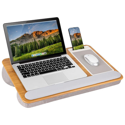 LAPGEAR Home Office Pro Lap Desk with Wrist Rest, 