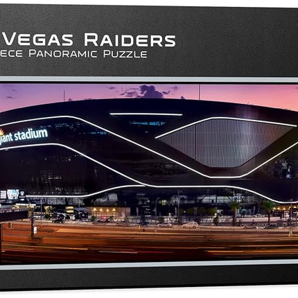 Rompecabezas deportivo de 1000 piezas Masterpieces - Panorámico del estadio de los Raiders de Las Vegas de la NFL - 33 x 99 cm