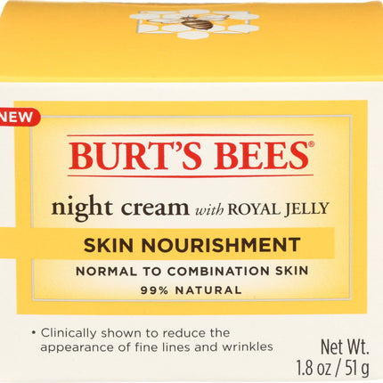 Burt's Bees Skin Nourishment Night Cream - 1.8oz C