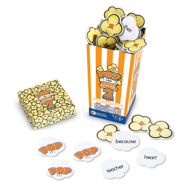 Learning Resources LER8629 POP Juegos para las palabras de uso frecuente 1 y 2