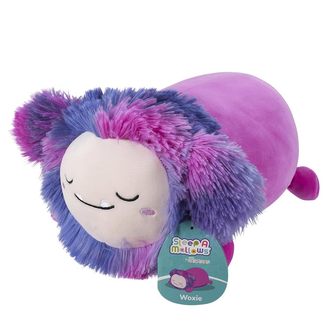 Squishmallows Original 12in Woxie The Magenta Bigfoot Sleepamallows � Official Jazwares Plush (Medium-Sized)