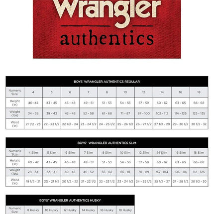 Wrangler Authentics Boys’ Classic Cargo Pant, Desert, 4